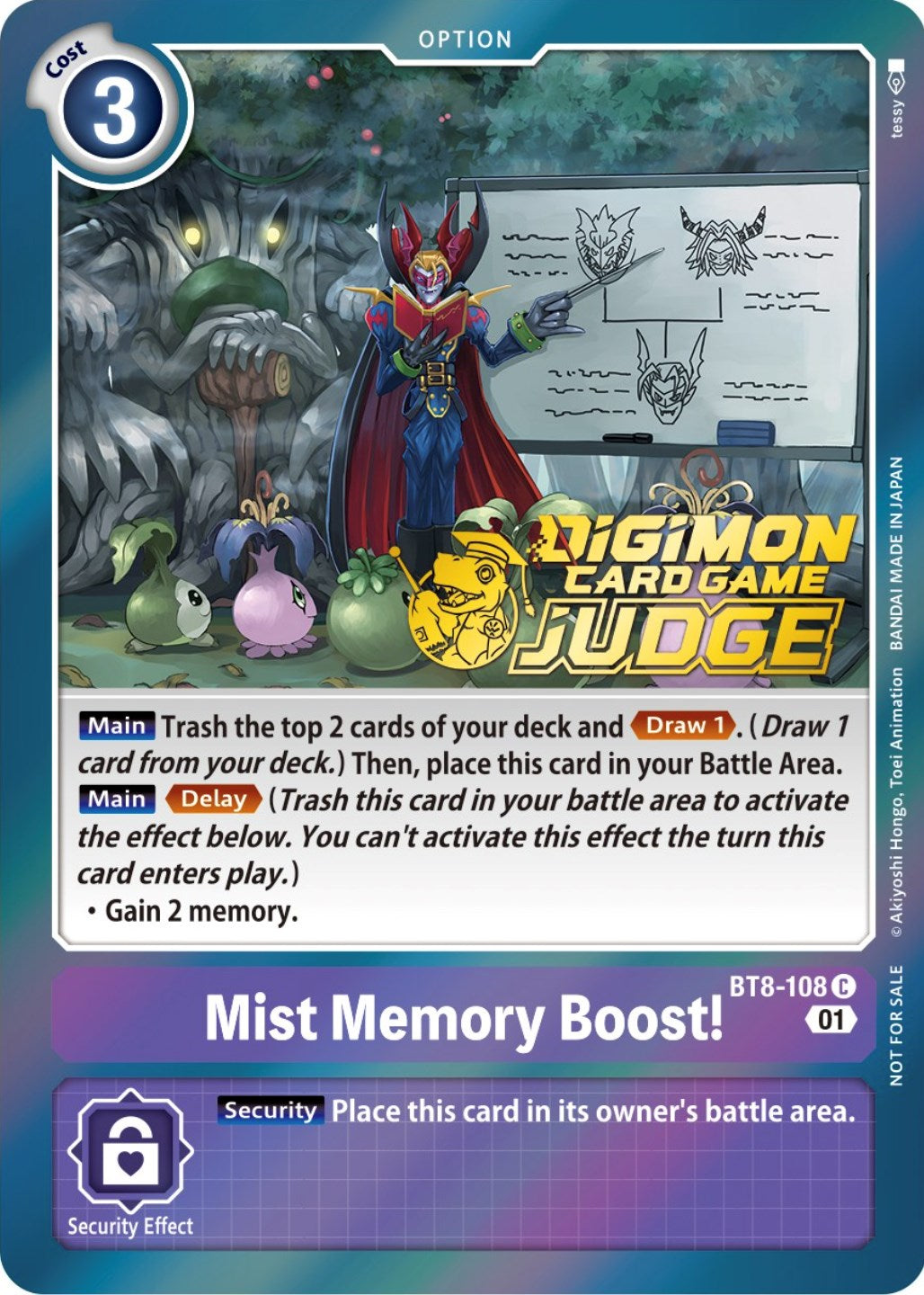 Image of Mist Memory Boost! [BT8-108] (Judge Pack 3) [New Awakening Promos]