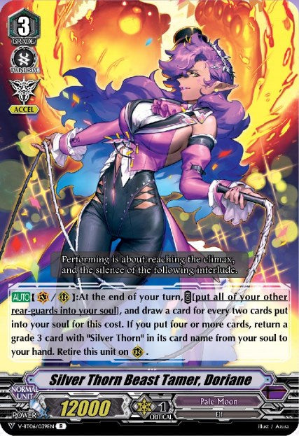 Image of Silver Thorn Beast Tamer, Doriane (V-BT06/039EN) [Phantasmal Steed Restoration]