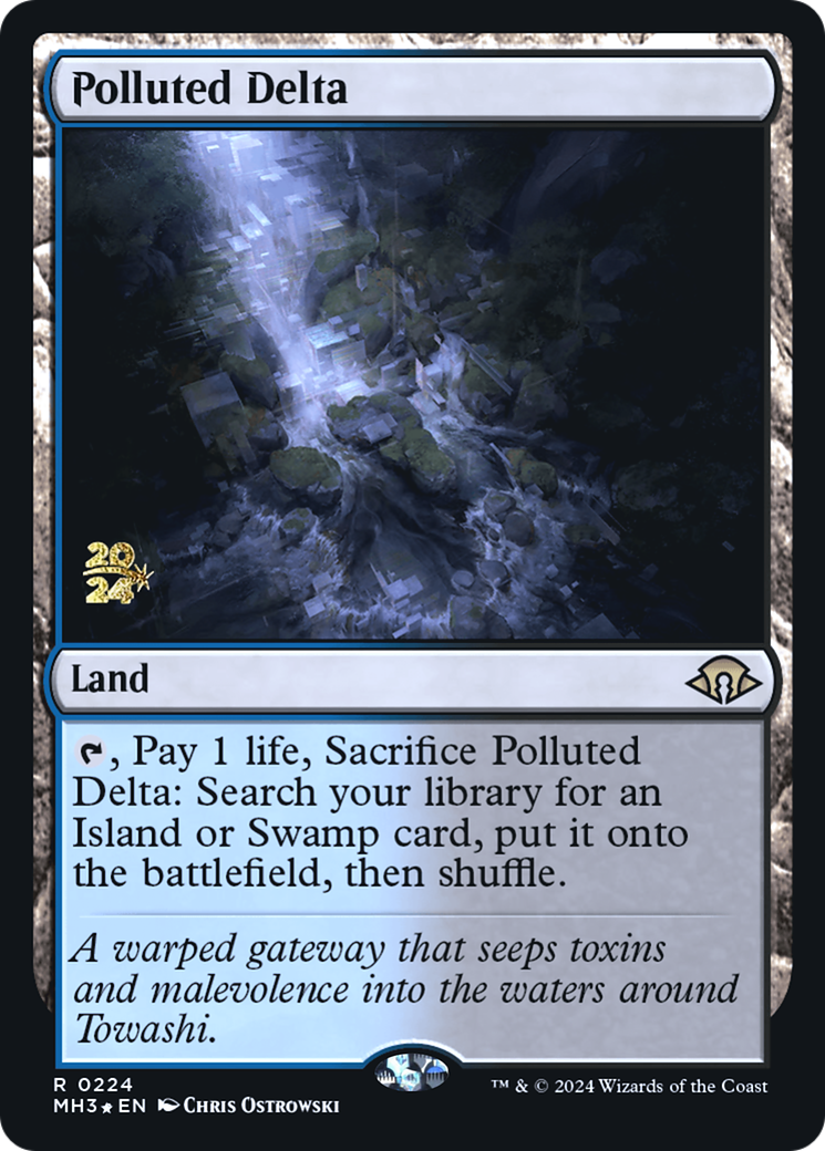Image of Polluted Delta [Modern Horizons 3 Prerelease Promos]