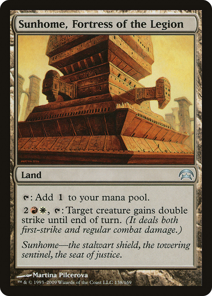 Image of Sunhome, Fortress of the Legion [Planechase]