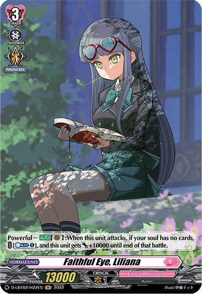 Image of Faithful Eye, Liliana (D-LBT02/H22EN) [Lyrical Monasterio: It's a New School Term!]