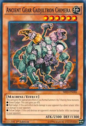 Image of Ancient Gear Gadjiltron Chimera [SR03-EN006] Common