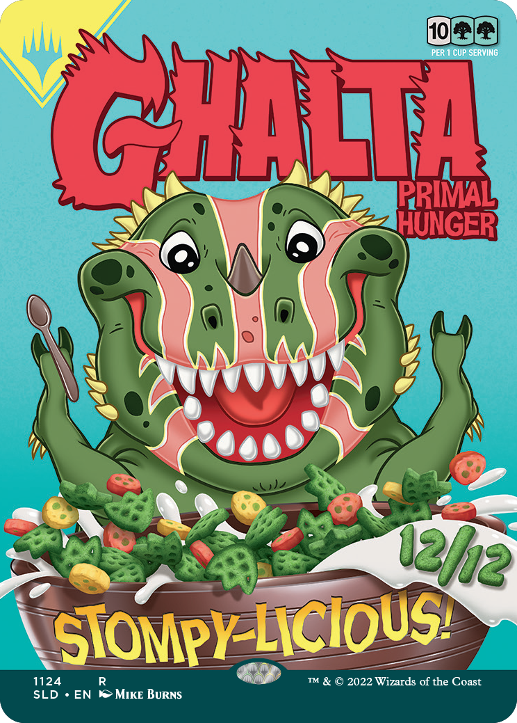 Image of Ghalta, Primal Hunger (Borderless) [Secret Lair Drop Series]