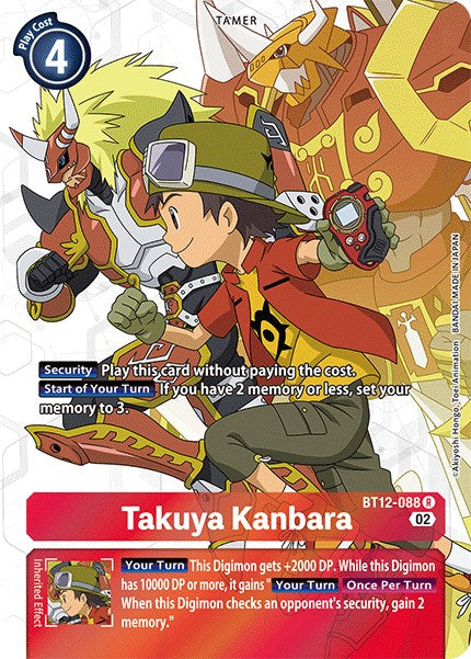 Image of Takuya Kanbara [BT12-088] (Alternate Art) [Across Time]