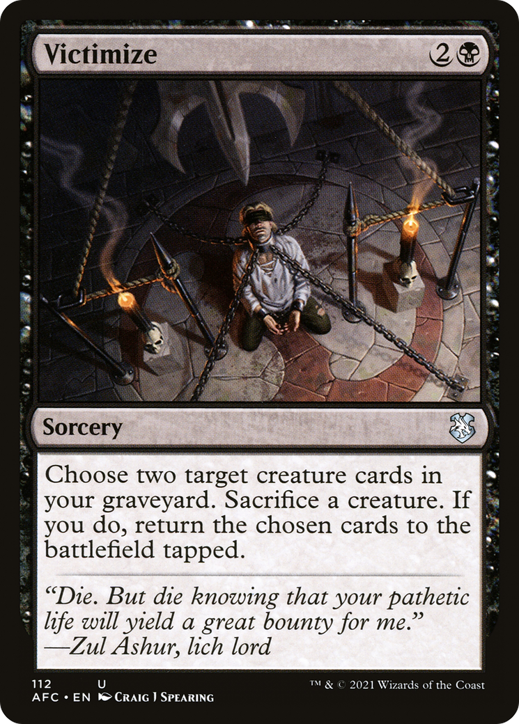 Image of Victimize [Dungeons & Dragons: Adventures in the Forgotten Realms Commander]