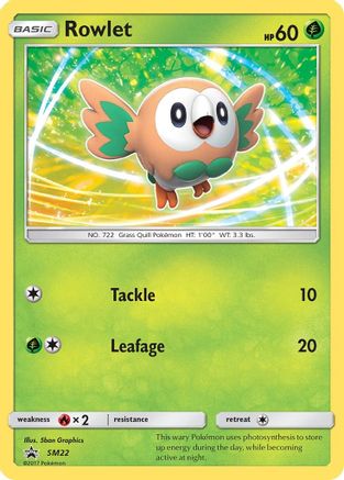 Image of Rowlet (SM22) [Sun & Moon: Black Star Promos]