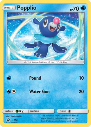 Image of Popplio (SM24) [Sun & Moon: Black Star Promos]
