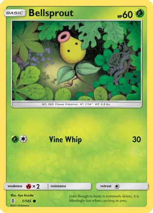 Image of Bellsprout (1/145) [Sun & Moon: Guardians Rising]