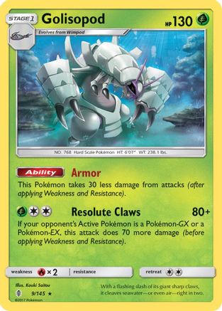 Image of Golisopod (9/145) [Sun & Moon: Guardians Rising]