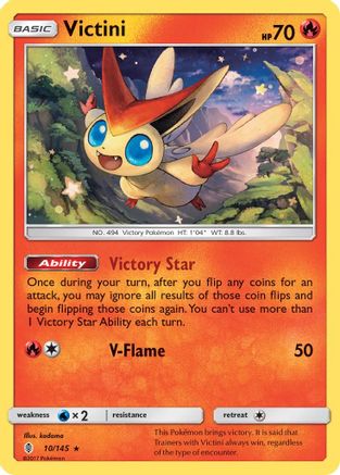 Image of Victini (10/145) [Sun & Moon: Guardians Rising]