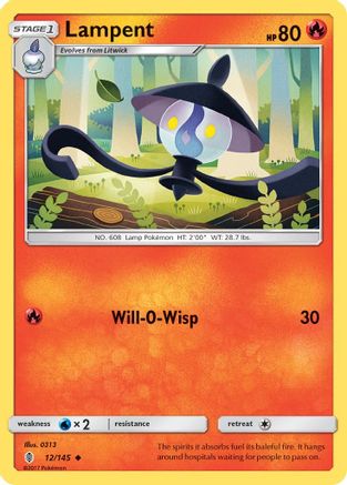 Image of Lampent (12/145) [Sun & Moon: Guardians Rising]