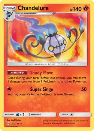 Image of Chandelure (13/145) [Sun & Moon: Guardians Rising]