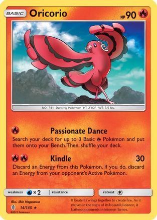 Image of Oricorio (14/145) [Sun & Moon: Guardians Rising]