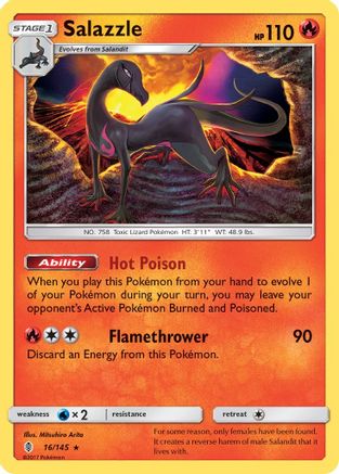 Image of Salazzle (16/145) [Sun & Moon: Guardians Rising]
