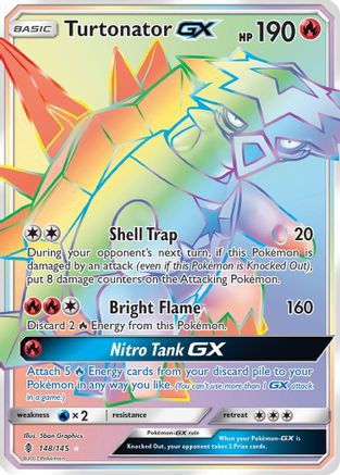 Image of Turtonator GX (148/145) [Sun & Moon: Guardians Rising]