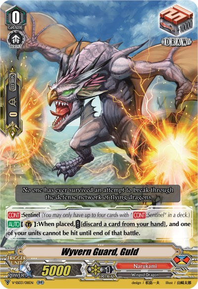 Image of Wyvern Guard, Guld (V-SS03/011EN) [Festival Collection]