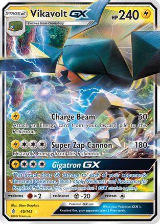 Image of Vikavolt GX (45/145) [Sun & Moon: Guardians Rising]