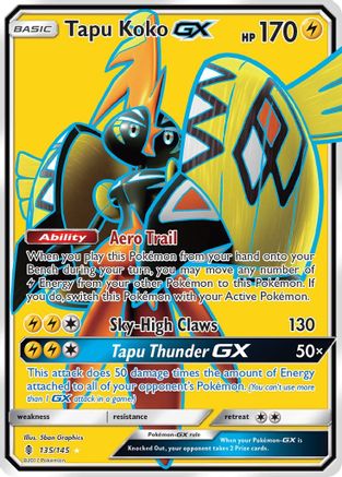 Image of Tapu Koko GX (135/145) [Sun & Moon: Guardians Rising]