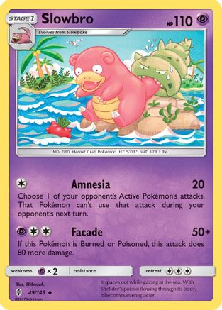 Image of Slowbro (49/145) [Sun & Moon: Guardians Rising]