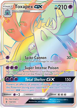 Image of Toxapex GX (154/145) [Sun & Moon: Guardians Rising]