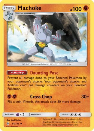 Image of Machoke (64/145) [Sun & Moon: Guardians Rising]