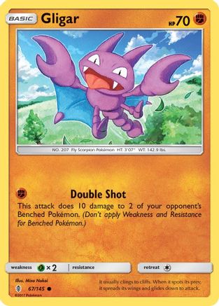 Image of Gligar (67/145) [Sun & Moon: Guardians Rising]