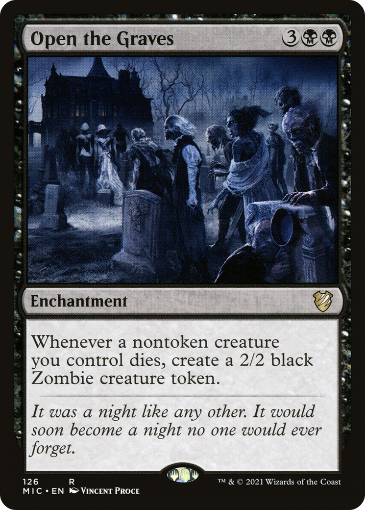 Image of Open the Graves [Innistrad: Midnight Hunt Commander]