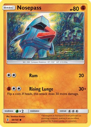 Image of Nosepass (69/145) [Sun & Moon: Guardians Rising]