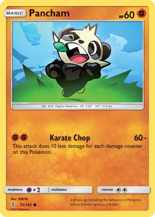 Image of Pancham (72/145) [Sun & Moon: Guardians Rising]