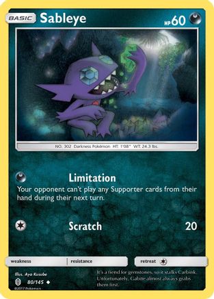 Image of Sableye (80/145) [Sun & Moon: Guardians Rising]