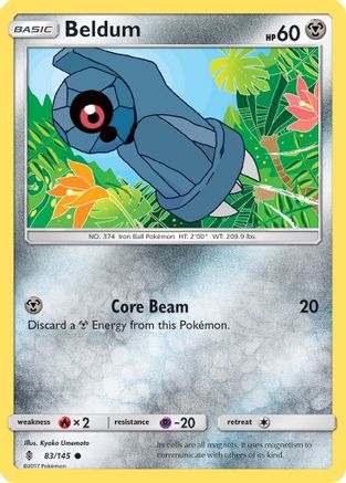 Image of Beldum (83/145) [Sun & Moon: Guardians Rising]
