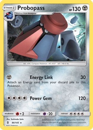 Image of Probopass (86/145) [Sun & Moon: Guardians Rising]