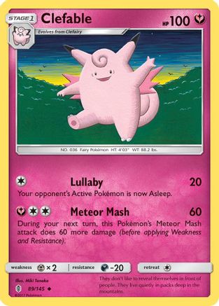 Image of Clefable (89/145) [Sun & Moon: Guardians Rising]