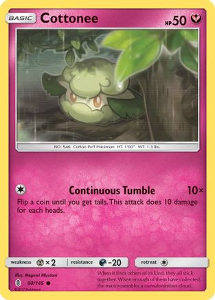 Image of Cottonee (90/145) [Sun & Moon: Guardians Rising]