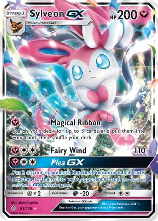 Image of Sylveon GX (92/145) [Sun & Moon: Guardians Rising]