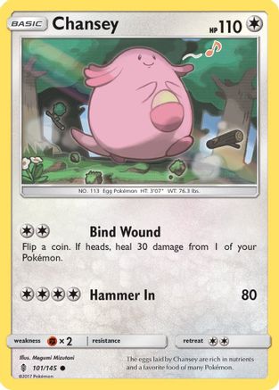 Image of Chansey (101/145) [Sun & Moon: Guardians Rising]