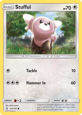 Image of Stufful (112/145) [Sun & Moon: Guardians Rising]