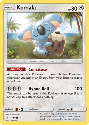 Image of Komala (114/145) [Sun & Moon: Guardians Rising]