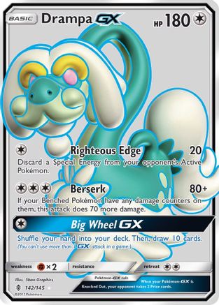 Image of Drampa GX (142/145) [Sun & Moon: Guardians Rising]