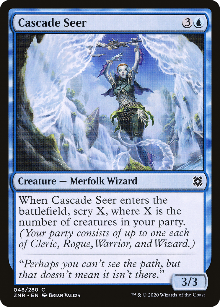 Image of Cascade Seer [Zendikar Rising]