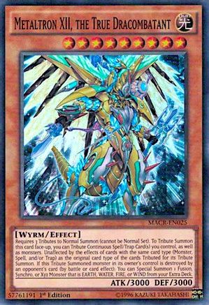 Image of Metaltron XII, the True Dracombatant [MACR-EN025] Super Rare