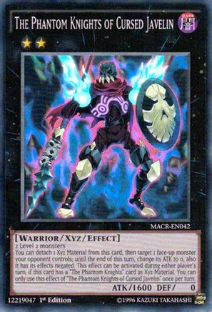 Image of The Phantom Knights of Cursed Javelin [MACR-EN042] Super Rare