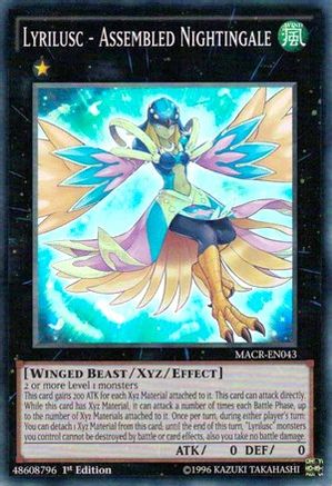 Image of Lyrilusc - Assembled Nightingale [MACR-EN043] Super Rare