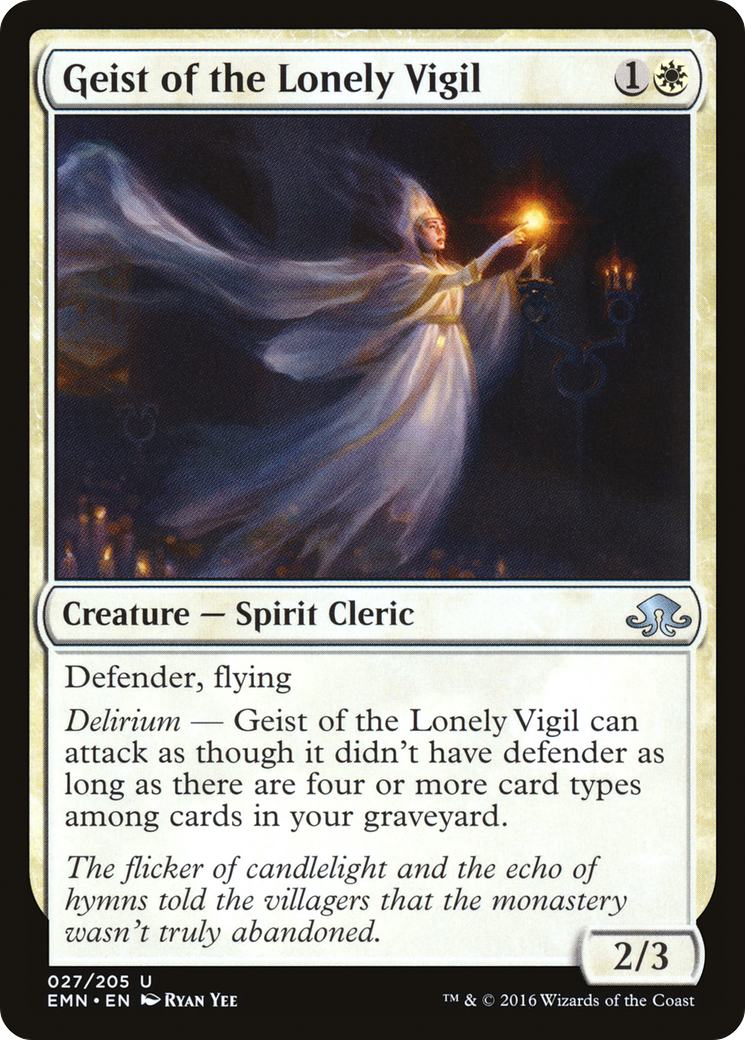 Image of Geist of the Lonely Vigil [Eldritch Moon]