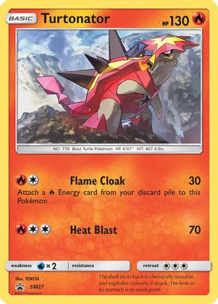 Image of Turtonator (SM27) [Sun & Moon: Black Star Promos]