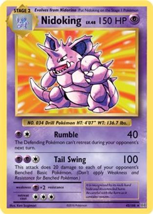 Image of Nidoking (45/108) (Theme Deck Exclusive) [XY: Evolutions]