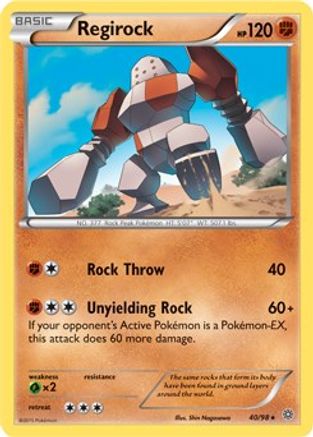 Image of Regirock (40/98) (Theme Deck Exclusive) [XY: Ancient Origins]