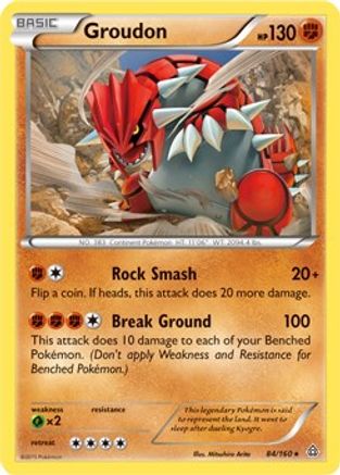 Image of Groudon (84/160) (Theme Deck Exclusive) [XY: Primal Clash]