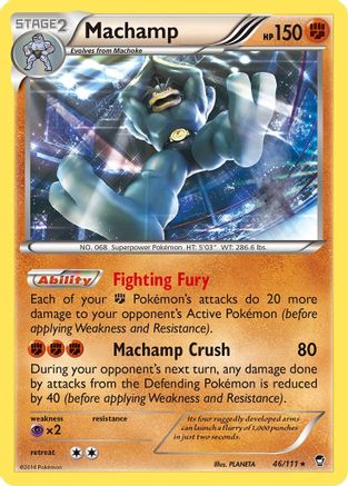 Image of Machamp (42/83) (Theme Deck Exclusive) [XY: Furious Fists]