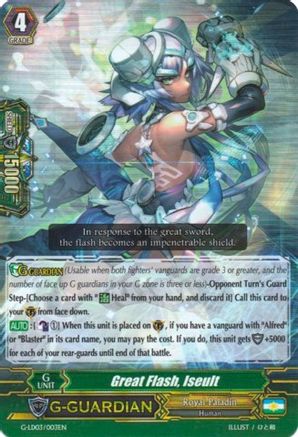 Great Flash, Iseult (RRR Foil) (G-LEGEND DECK VOL.3: THE BLASTER)